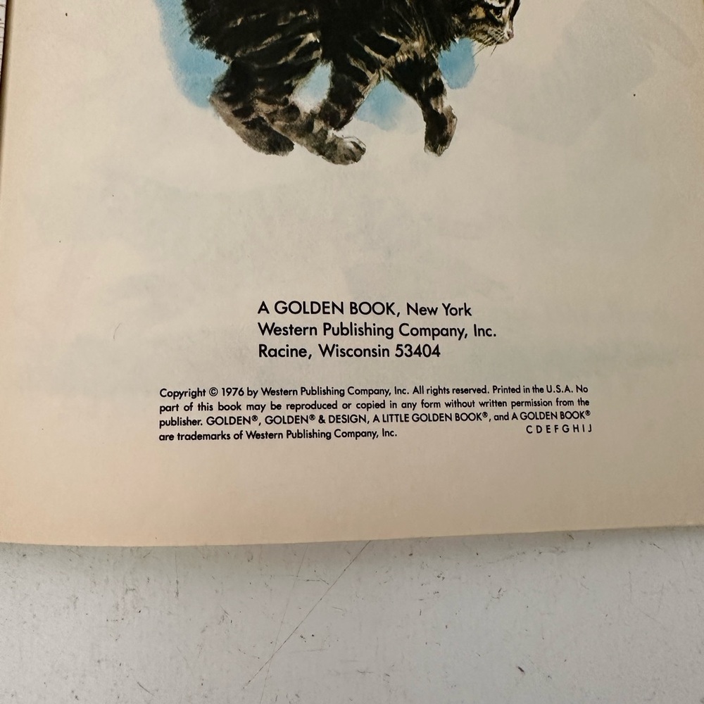 Cats, A Vintage Little Golden Book, Child's Storybook - Picture 3 of 3
